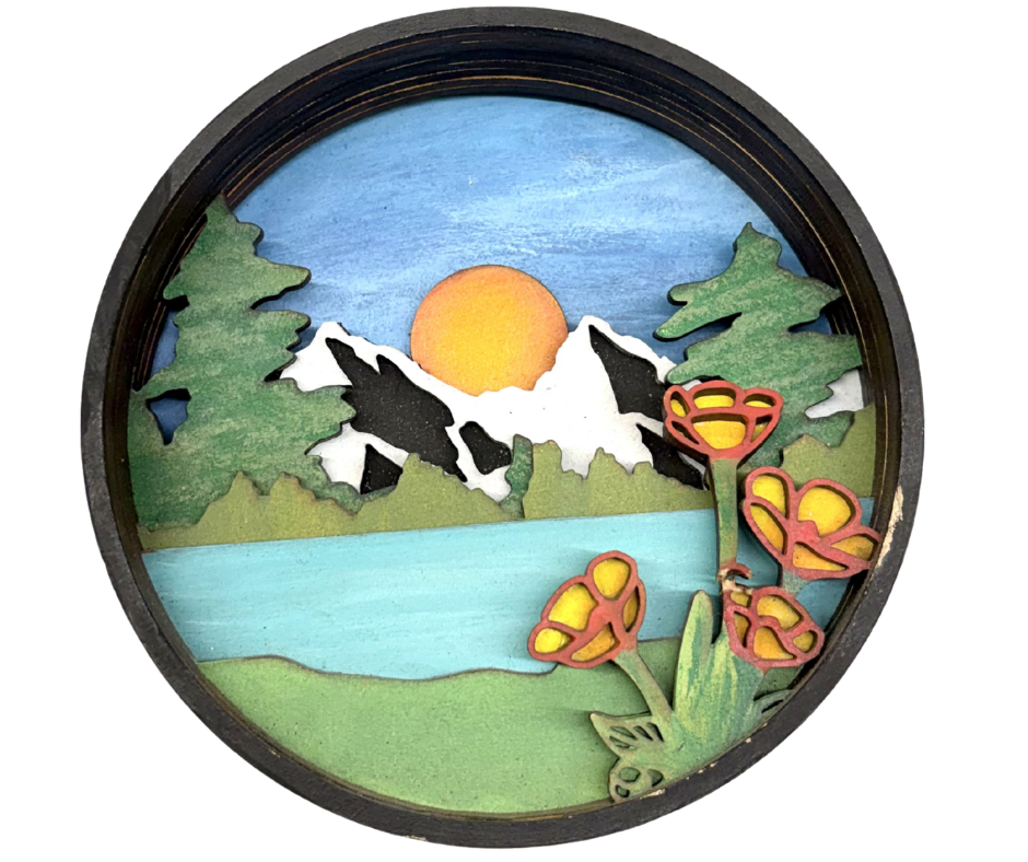 Wild Rose Country Shadow Box Kit