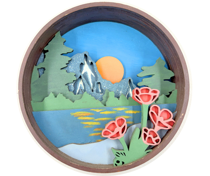 Wild Rose Country Shadow Box Kit