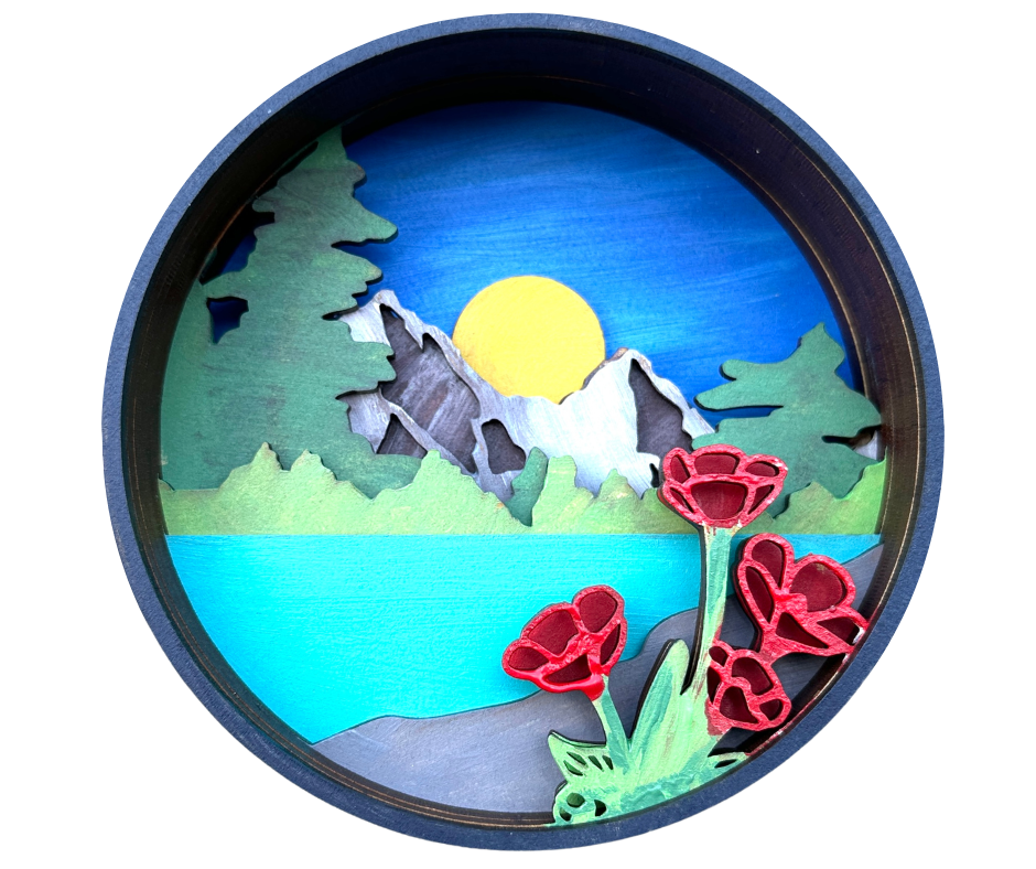 Wild Rose Country Shadow Box Kit