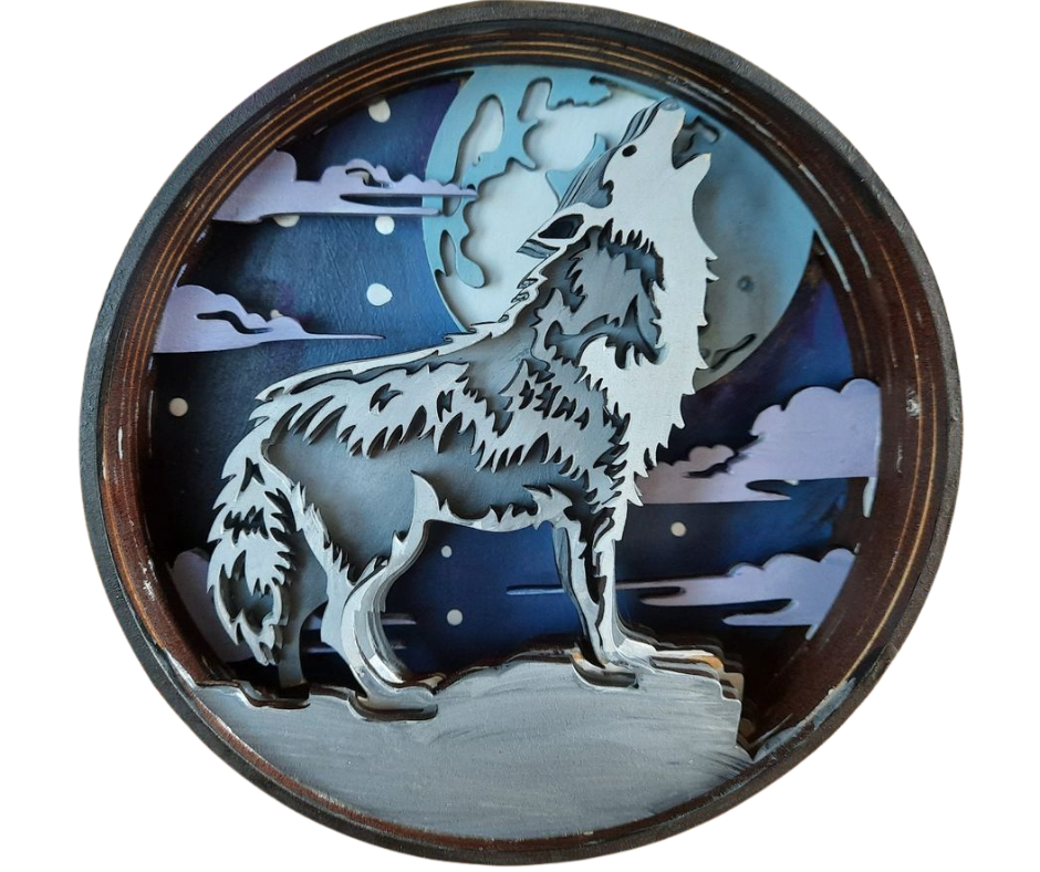 Wolf Shadow Box Kit