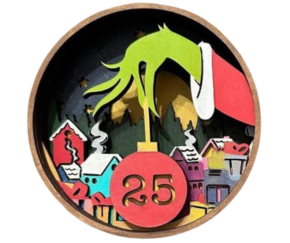 Merry Grinch-mas Shadow Box Kit