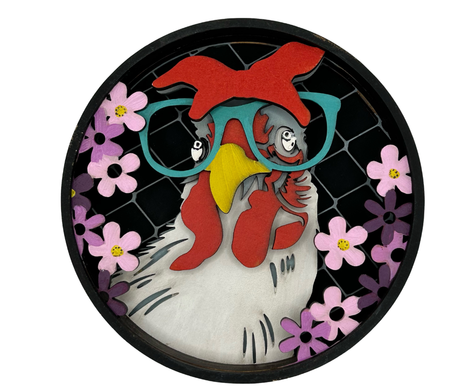 One Smart Clucker Shadow Box Kit