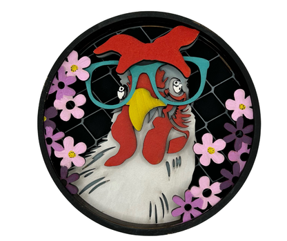 One Smart Clucker Shadow Box Kit