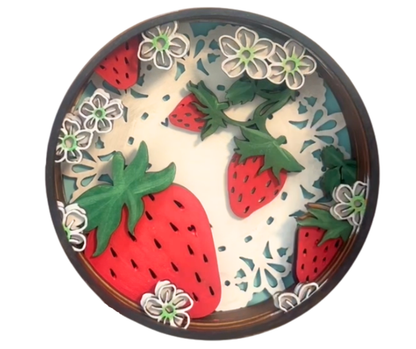 Strawberry Kisses Shadow Box