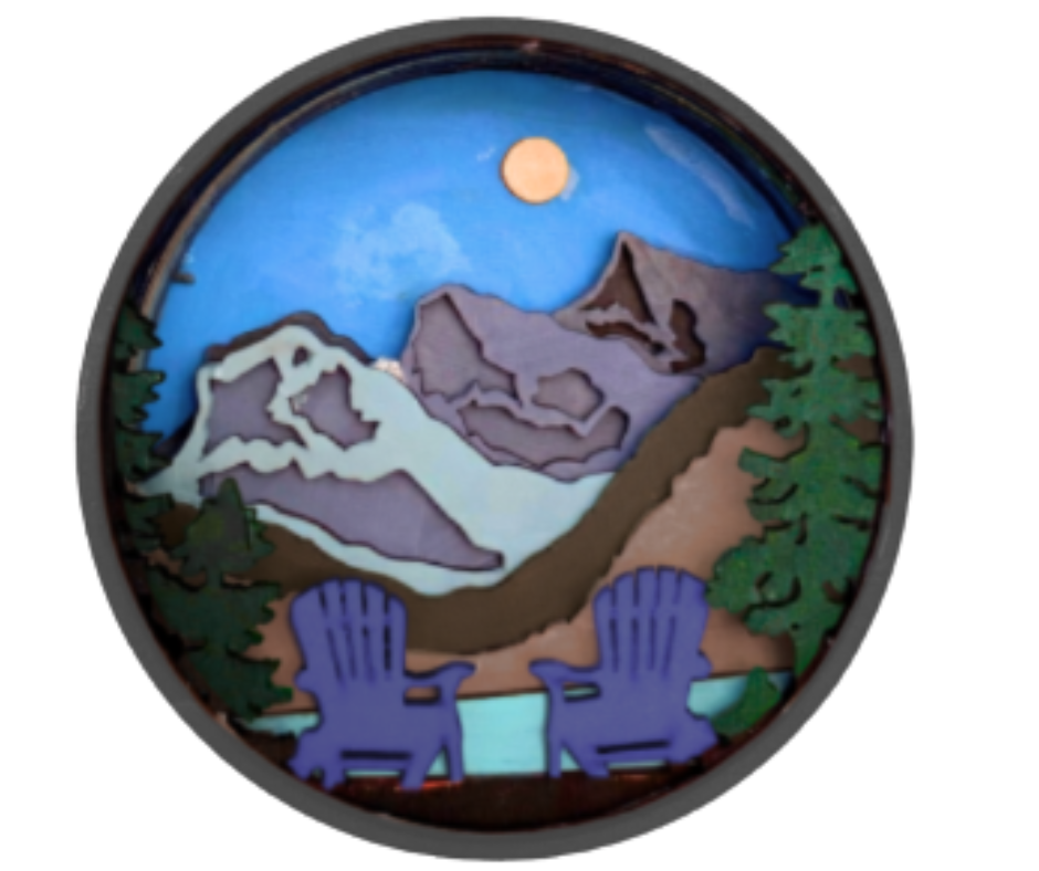 Mountain Life Shadow Box