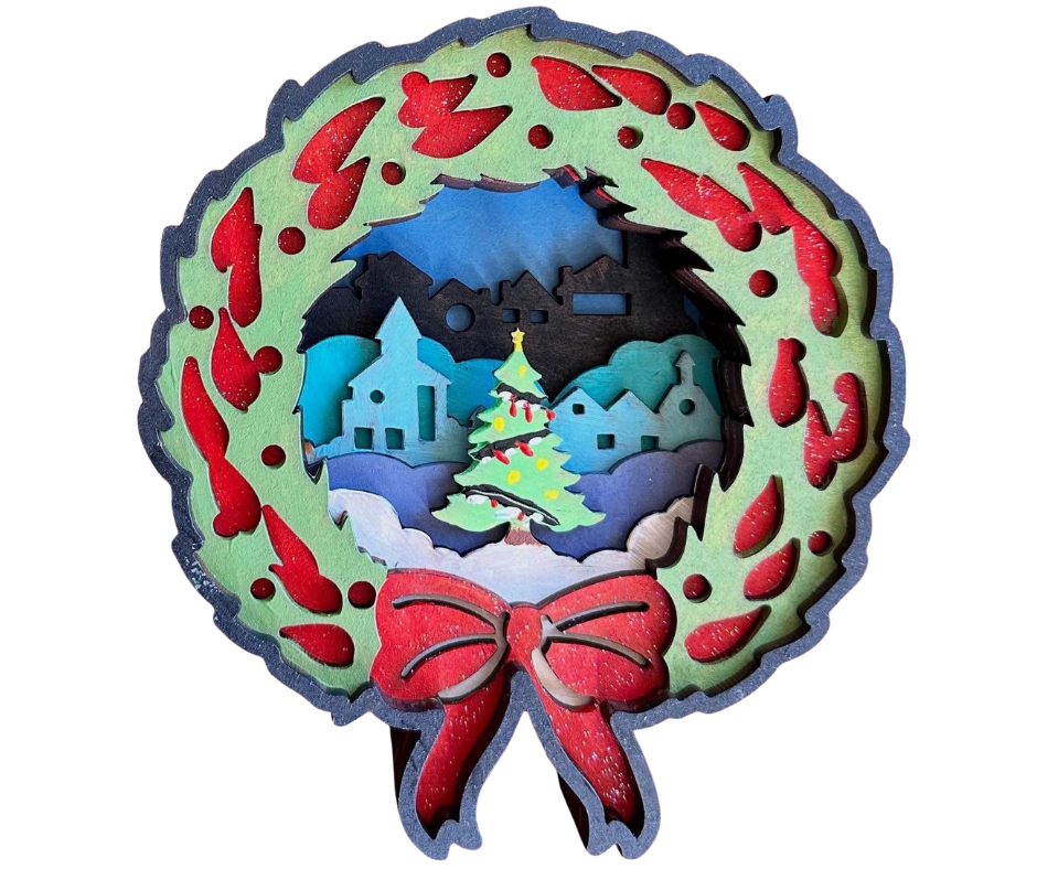 O'Christmas Tree Shadow Box Kit
