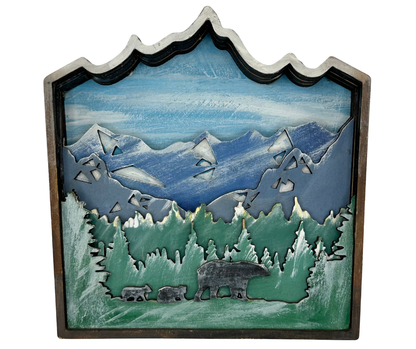 On The Mountains Tops Shadow Box Kit