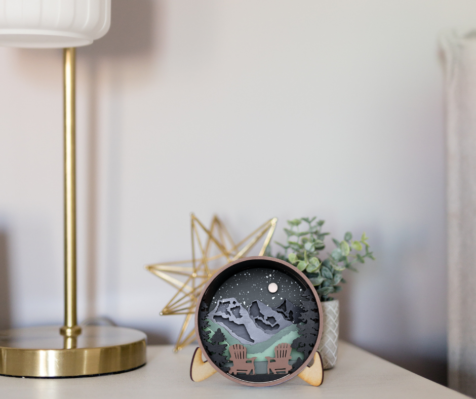 Mountain Life Shadow Box