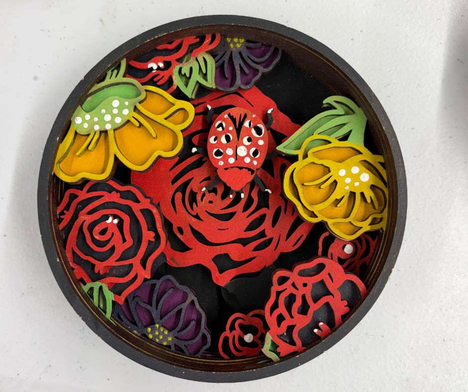 Sweet Ladybug Shadow Box Kit