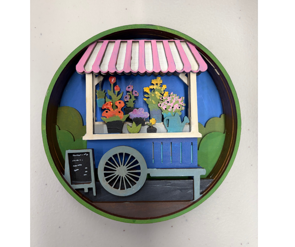 Petals Pop Up Shadow Box Kit
