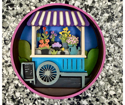 Petals Pop Up Shadow Box Kit