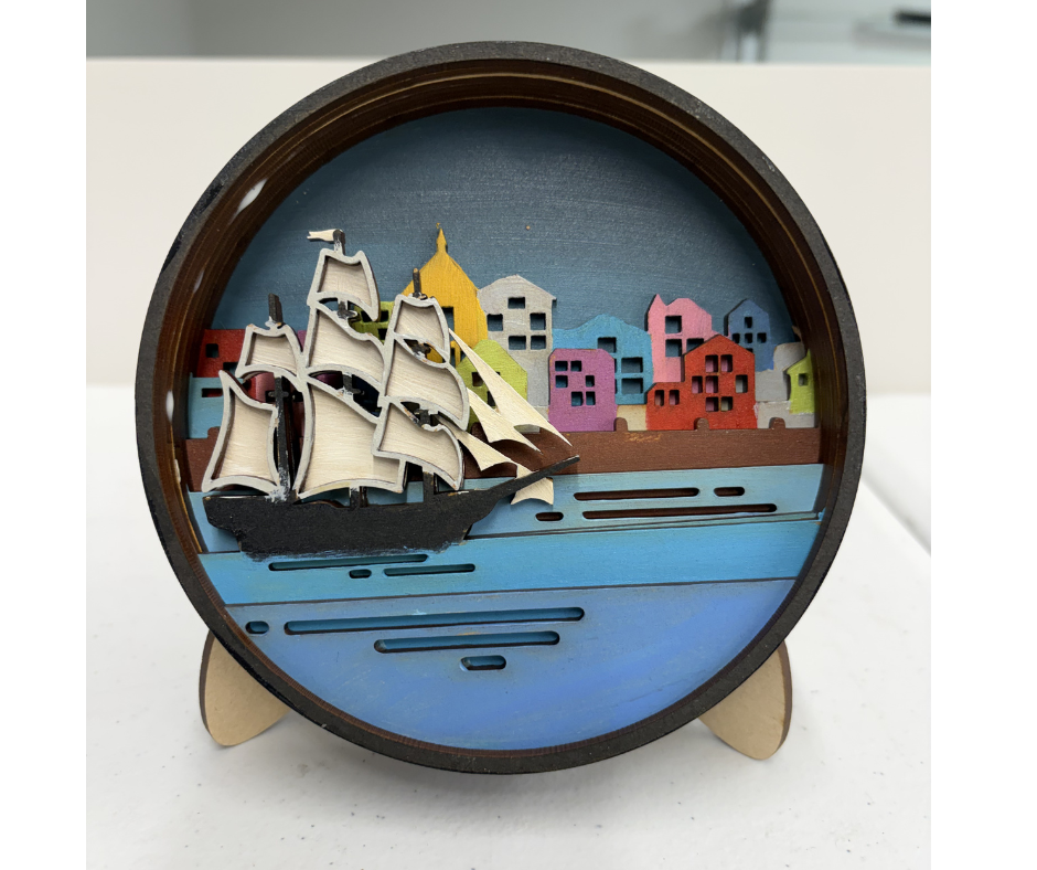 Painted Sails Shadow Box Kit