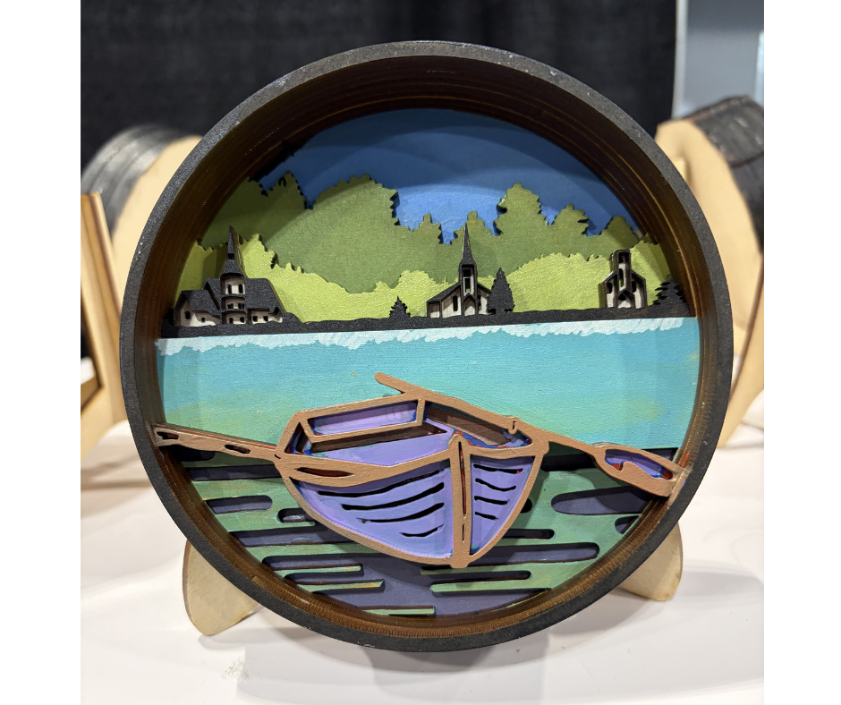 Spring Garden Road Shadow Box Kit