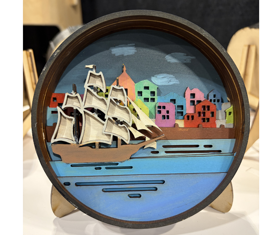 Painted Sails Shadow Box Kit
