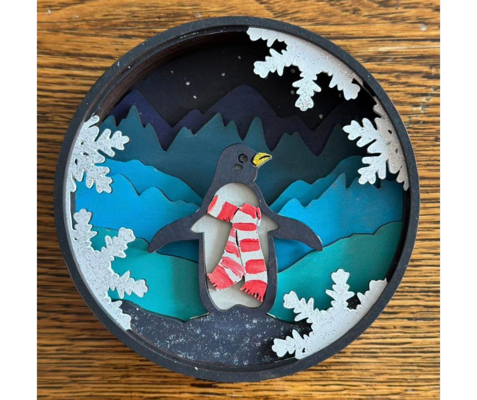 Penguin Shadow Box Kit