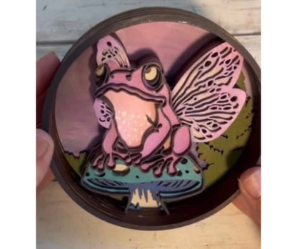 Flutter Frog Shadow Box Kit