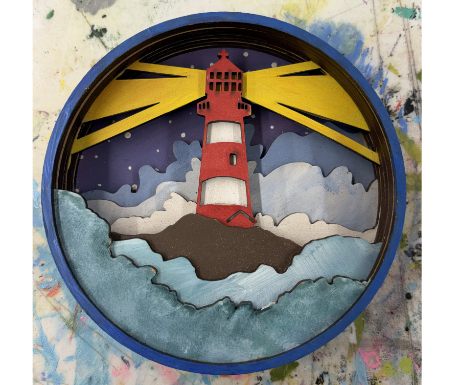 Lighthouse Shadow Box Kit