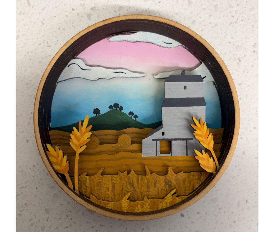 Grain Elevator Shadow Box Kit
