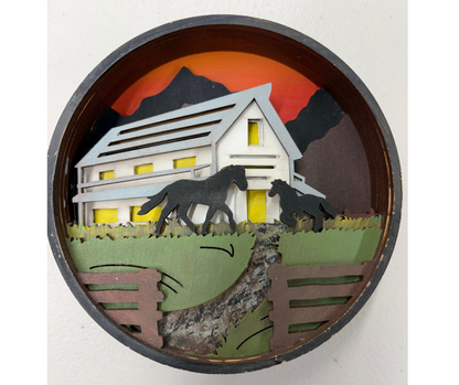 Horseshoe Haven Shadow Box Kit