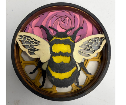 Bee Happy Shadow Box Kit