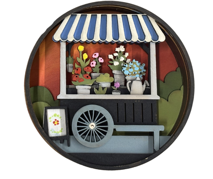 Petal Pop Up Shadow Box Kit