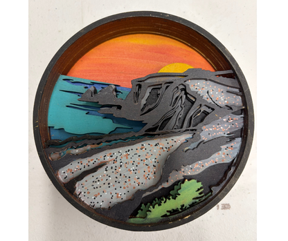 Coastal Cliffs Shadow Box Kit