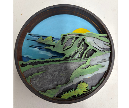 Coastal Cliffs Shadow Box Kit