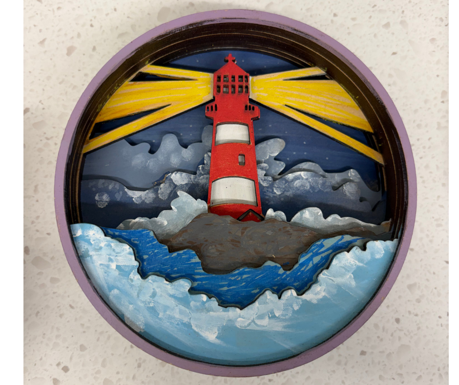 Lighthouse Shadow Box Kit