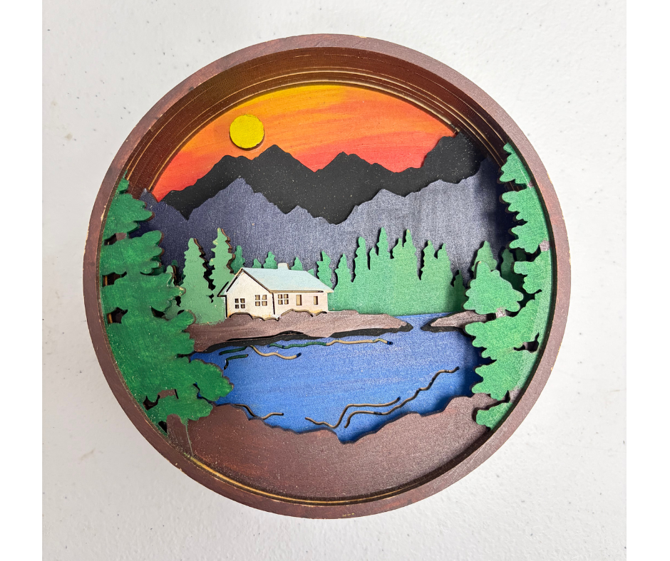 Livin' Lakeside Shadow Box Kit