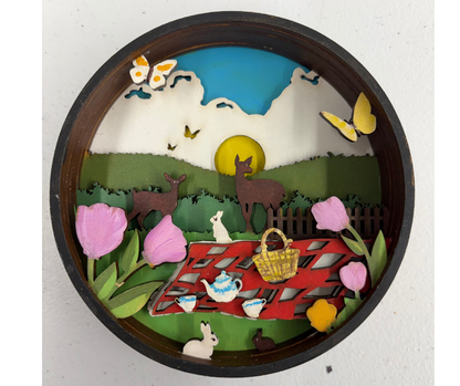 Mother Nature's Picnic Shadow Box Kit