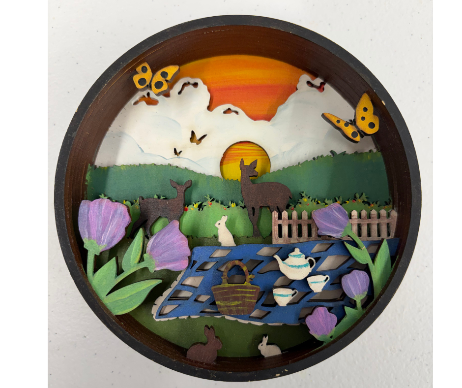 Mother Nature's Picnic Shadow Box Kit