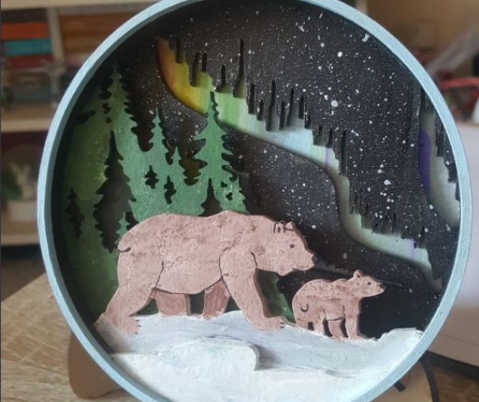 Bear Shadow Box Kit