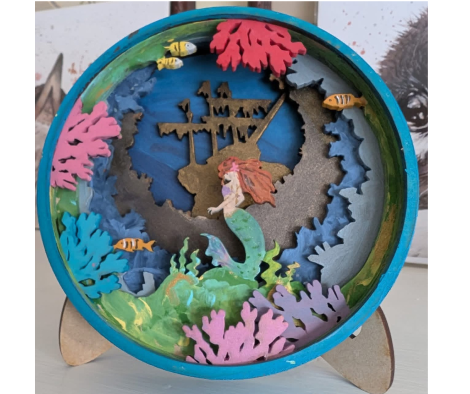 Mystic Mermaid Shadow Box Kit