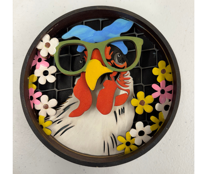 One Smart Clucker Shadow Box Kit