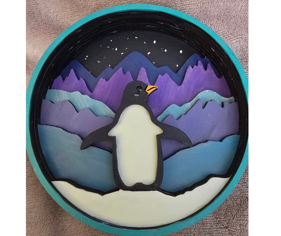 Penguin Shadow Box Kit