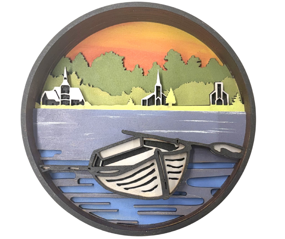 Spring Garden Road Shadow Box Kit
