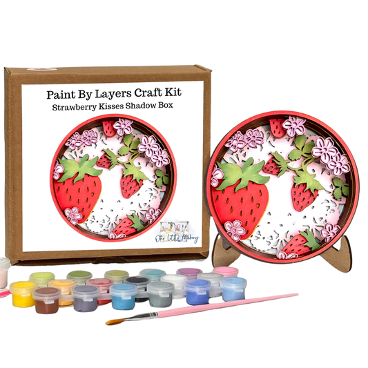 Strawberry Kisses Shadow Box