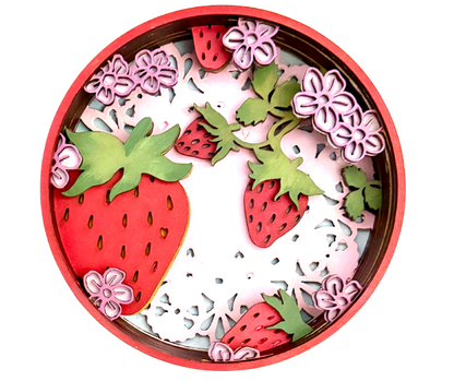 Strawberry Kisses Shadow Box