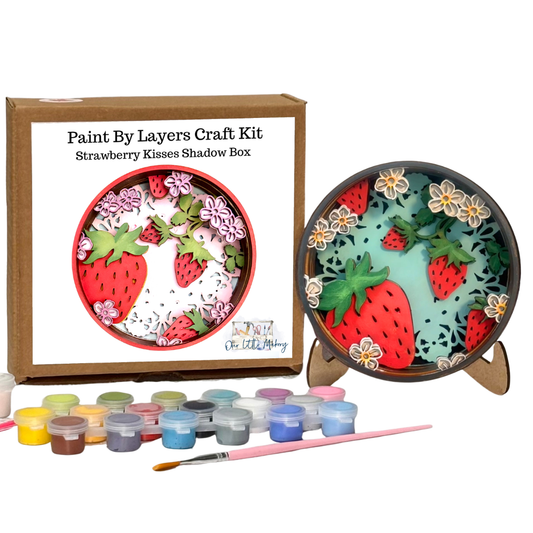 Strawberry Kisses Shadow Box