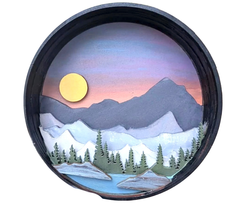 The Rocky Mountains Shadow Box Kit