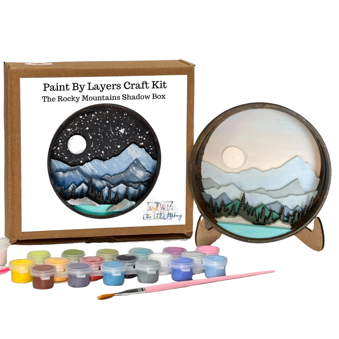 The Rocky Mountains Shadow Box Kit