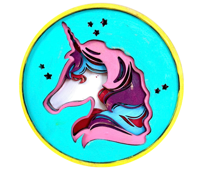 Unicorn Shadow Box Kit