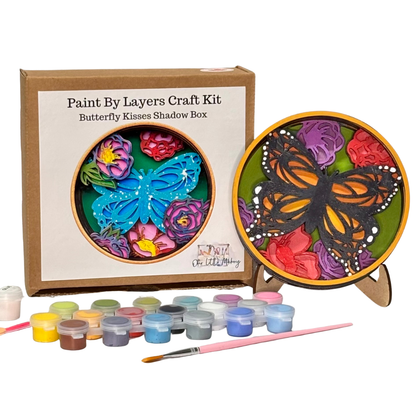 Butterfly Kisses Shadow Box Kit