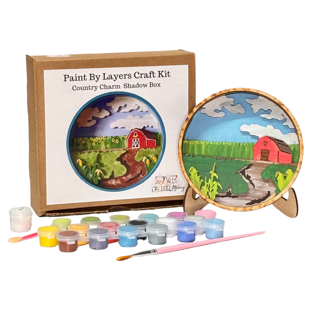 Country Charm Shadow Box Kit