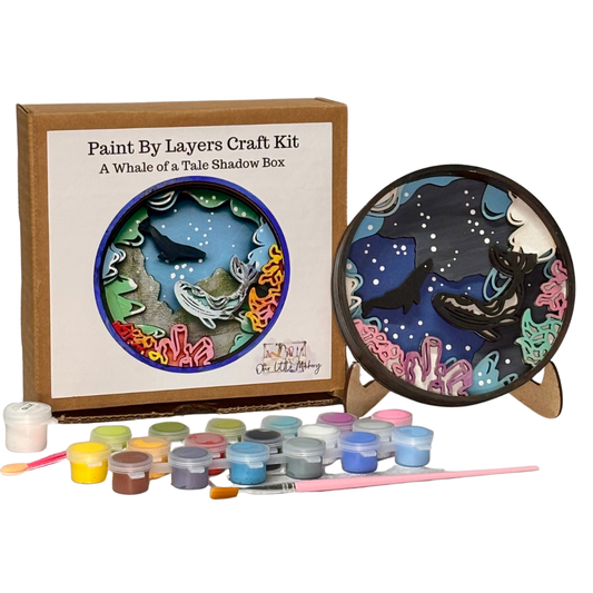 A Whale of a Tale Shadow Box Kit