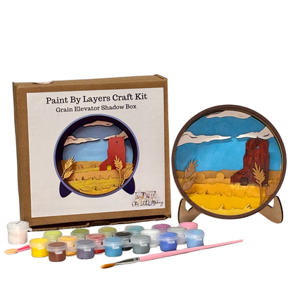 Grain Elevator Shadow Box Kit