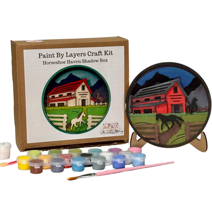 Horseshoe Haven Shadow Box Kit