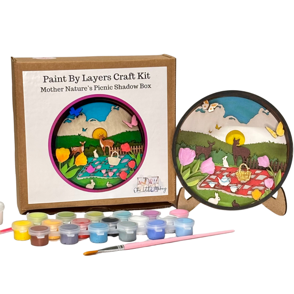 Mother Nature's Picnic Shadow Box Kit