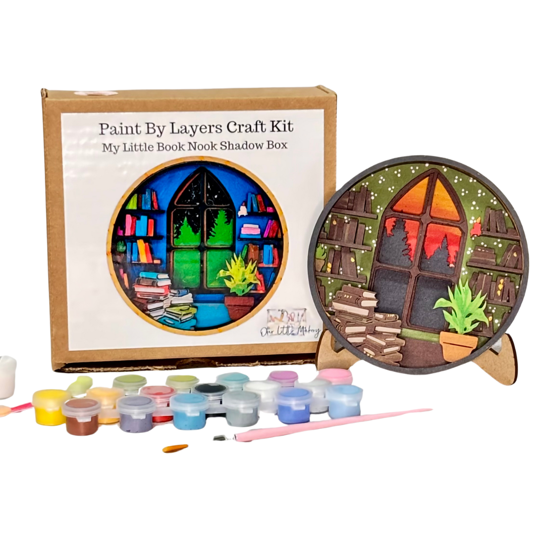 My Little Book Nook Shadow Box Kit