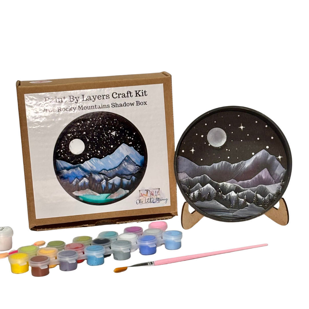 Rocky Mountain Shadow Box Kit - Our Little Makery